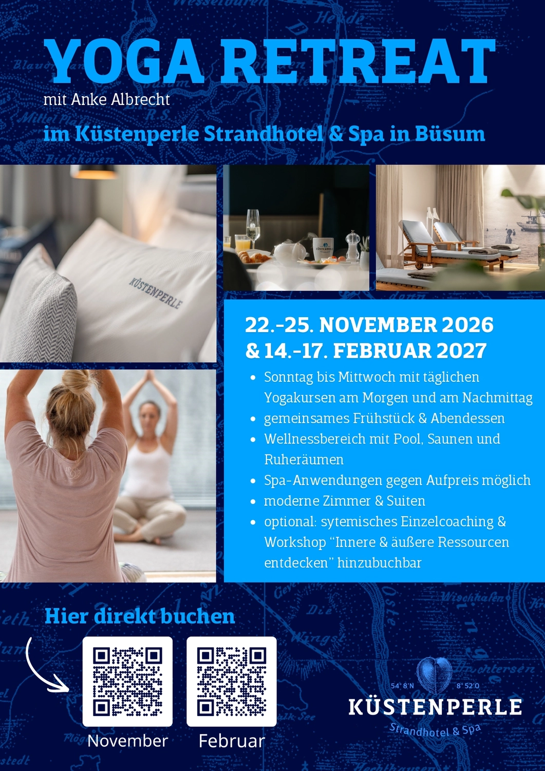 Anke Albrecht – Coach – YOGA RETREAT - mit Anke Albrecht Flyer